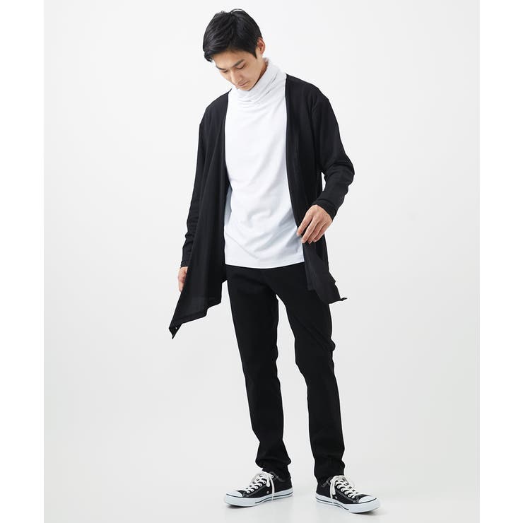 【2WAY】ラップカーディガン/ソフトテレコ | MK MICHEL KLEIN homme | 詳細画像7 