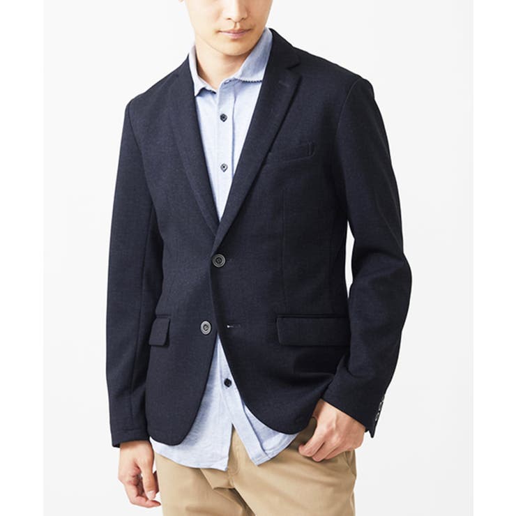 ネイビー | テーラードジャケット TEC EASY | MK MICHEL KLEIN homme