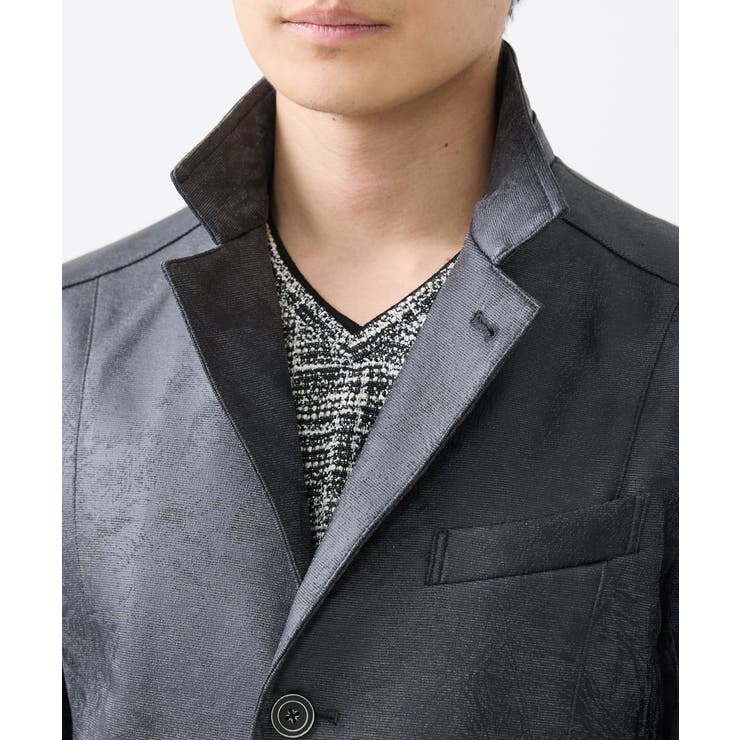 【洗える】コンバーチブルジャケット/TECEASYレザー | MK MICHEL KLEIN homme | 詳細画像5 