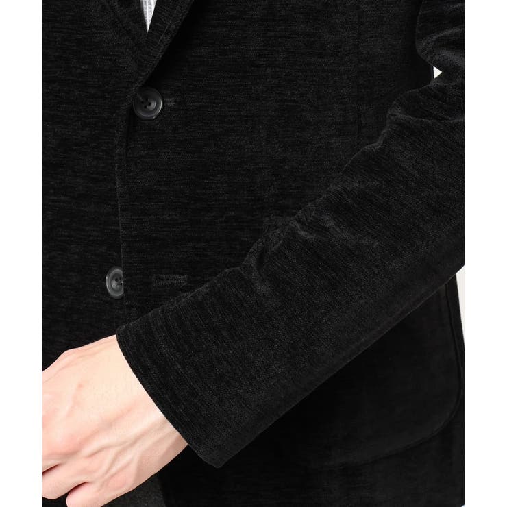 【ふわふわ質感/ストレッチ／洗える】ベロアタッチ／LUXモールジャケット | MK MICHEL KLEIN homme | 詳細画像20 