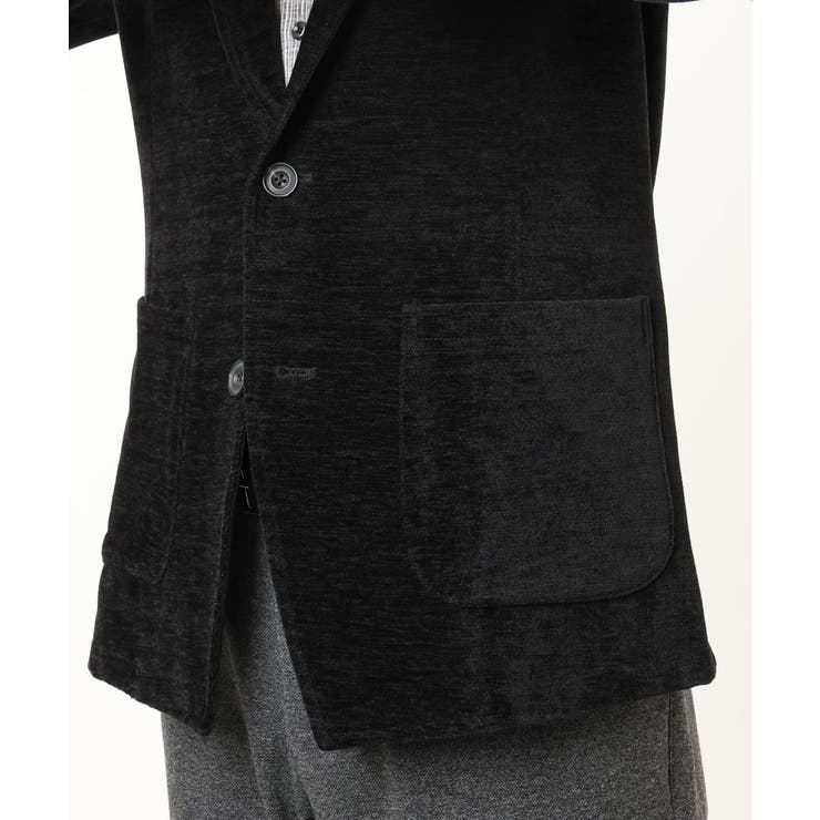 【ふわふわ質感/ストレッチ／洗える】ベロアタッチ／LUXモールジャケット | MK MICHEL KLEIN homme | 詳細画像22 