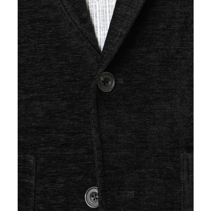 【ふわふわ質感/ストレッチ／洗える】ベロアタッチ／LUXモールジャケット | MK MICHEL KLEIN homme | 詳細画像24 