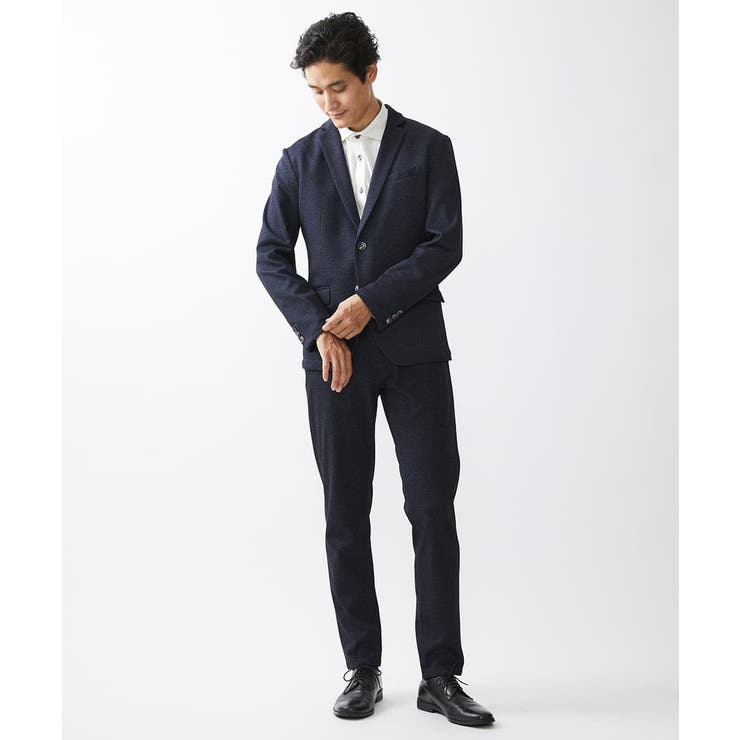 ネイビー(57) | テーラードジャケット / TEC EASY JERSY 【セットアップ対応】 | MK MICHEL KLEIN homme