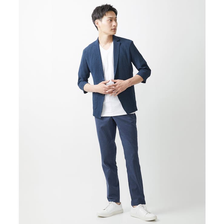 【大きいサイズあり】ジャーディガン / ラダーストライプ | MK MICHEL KLEIN homme | 詳細画像14 