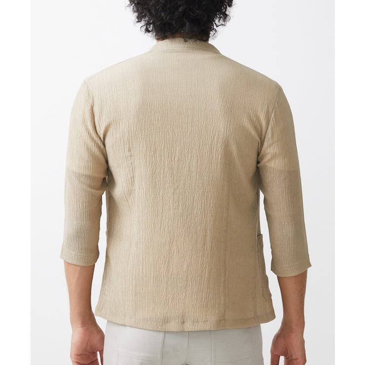 【大きいサイズあり】ジャーディガン / ラダーストライプ | MK MICHEL KLEIN homme | 詳細画像16 