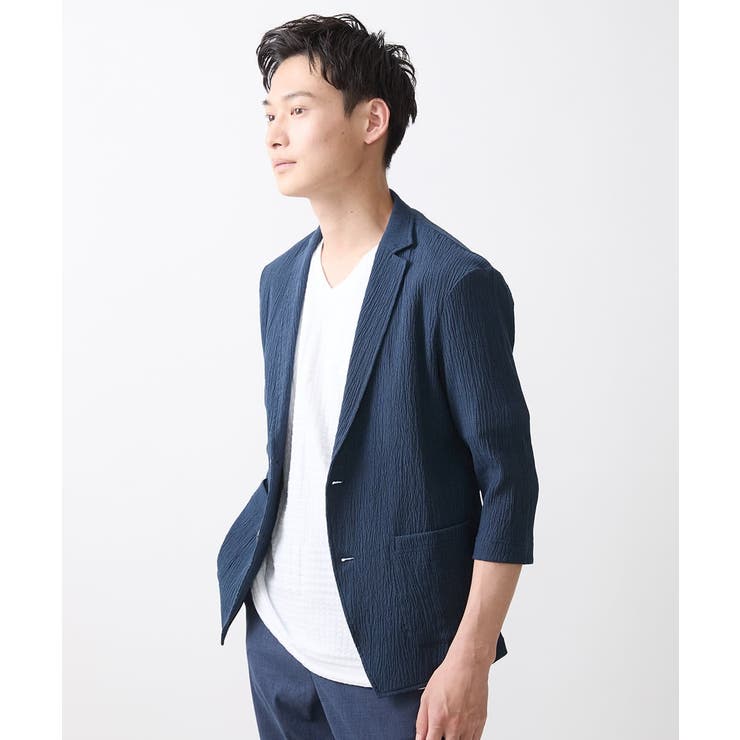 【大きいサイズあり】ジャーディガン / ラダーストライプ | MK MICHEL KLEIN homme | 詳細画像3 