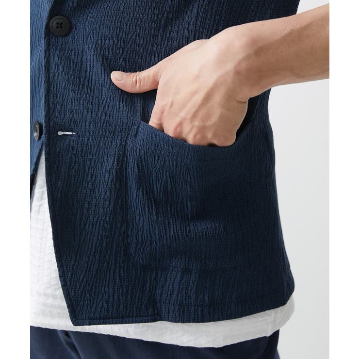 【大きいサイズあり】ジャーディガン / ラダーストライプ | MK MICHEL KLEIN homme | 詳細画像6 