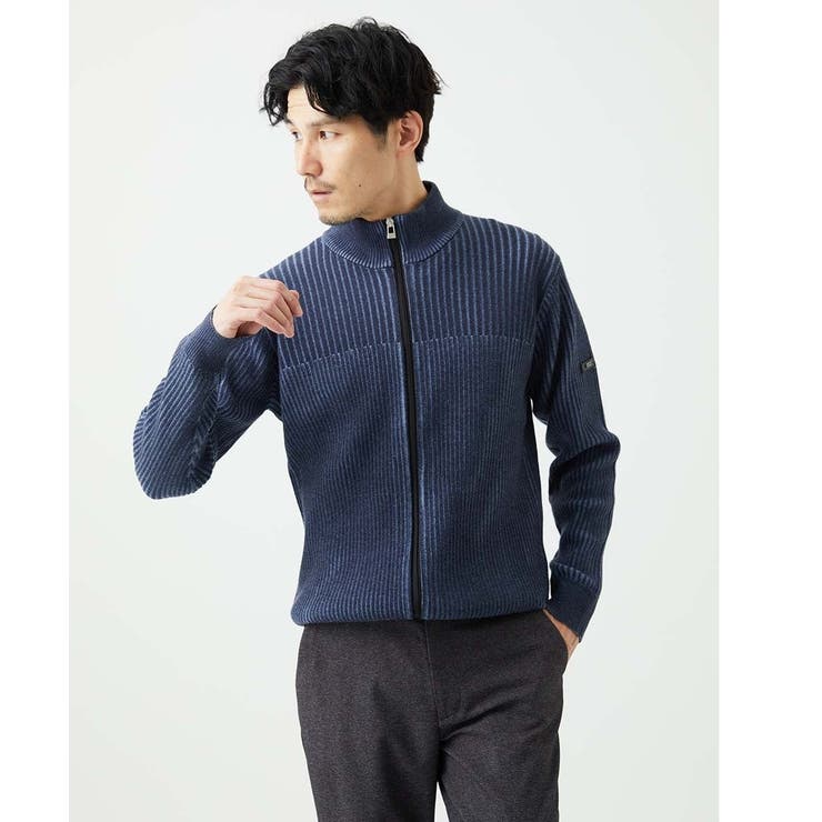 【洗濯機で洗える/毛玉になりにくい】ドライバーズニットカーディガン | MK MICHEL KLEIN homme | 詳細画像14 