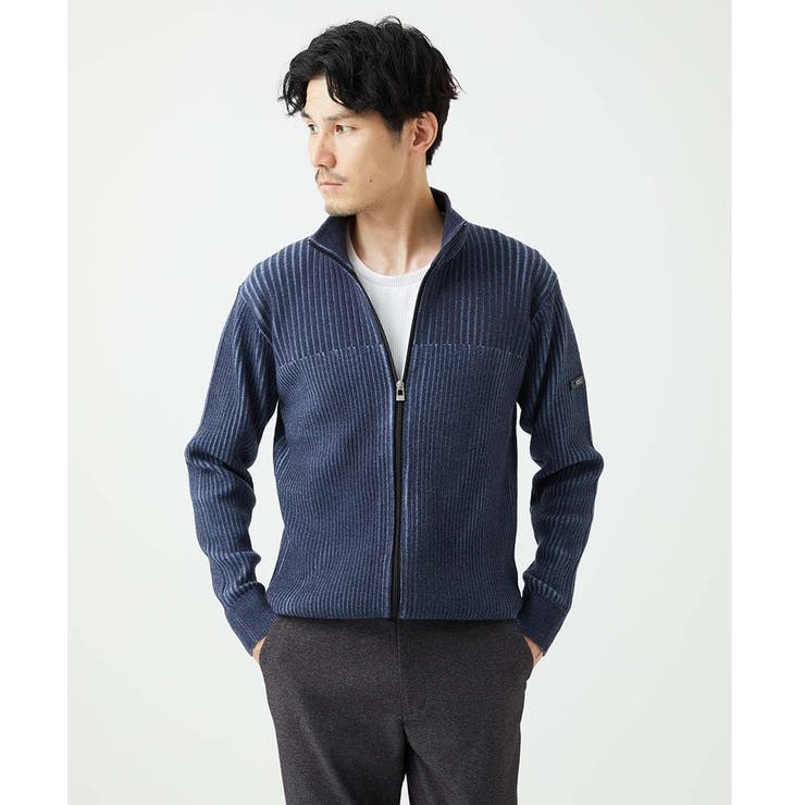 【洗濯機で洗える/毛玉になりにくい】ドライバーズニットカーディガン | MK MICHEL KLEIN homme | 詳細画像15 