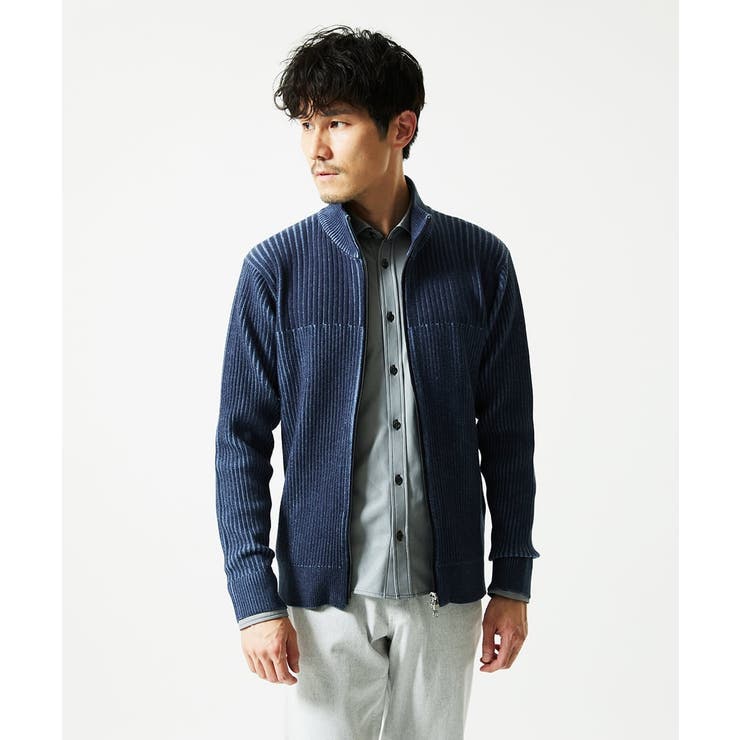 【洗濯機で洗える/毛玉になりにくい】ドライバーズニットカーディガン | MK MICHEL KLEIN homme | 詳細画像3 