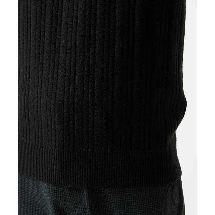 【洗濯機で洗える】モックネックニット / ランダムタックストライプ | MK MICHEL KLEIN homme | 詳細画像26 