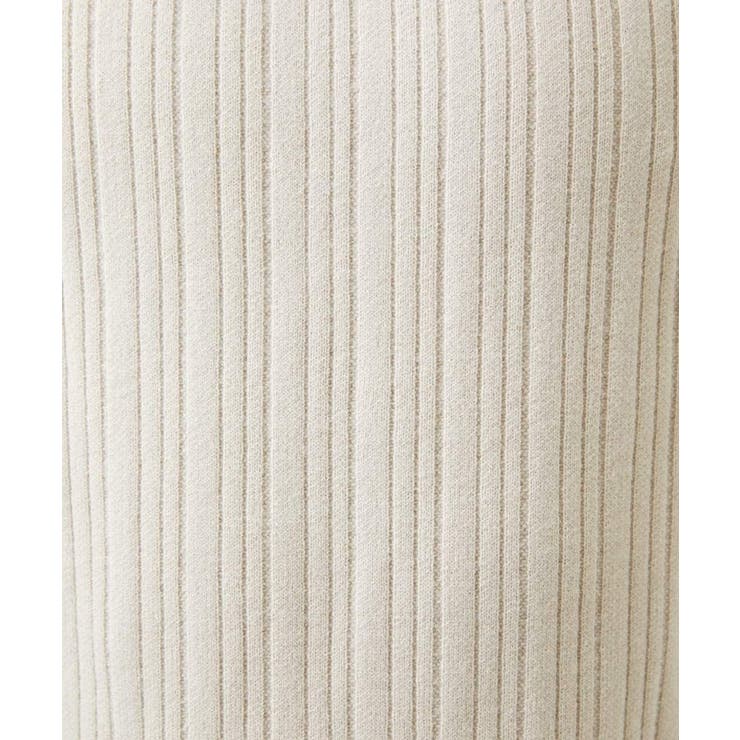 【洗濯機で洗える】モックネックニット / ランダムタックストライプ | MK MICHEL KLEIN homme | 詳細画像3 