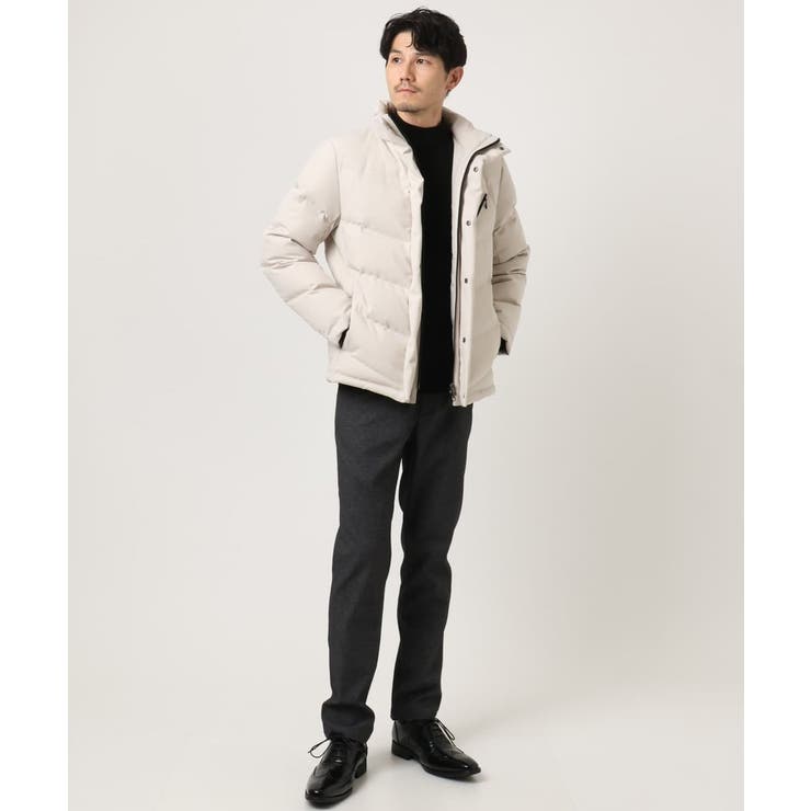 【洗濯機で洗える】モックネックニット / ランダムタックストライプ | MK MICHEL KLEIN homme | 詳細画像31 