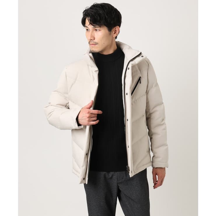 【洗濯機で洗える】モックネックニット / ランダムタックストライプ | MK MICHEL KLEIN homme | 詳細画像32 