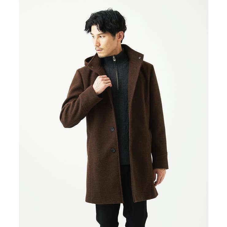 【洗える/リサイクル糸使用】ハーフジップニット / ミックスヘリンボン | MK MICHEL KLEIN homme | 詳細画像15 