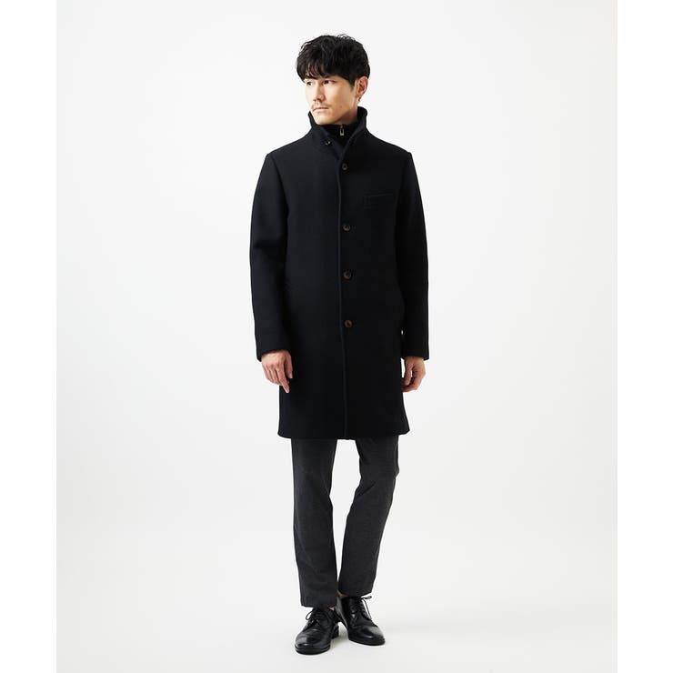 【洗える/リサイクル糸使用】ハーフジップニット / ミックスヘリンボン | MK MICHEL KLEIN homme | 詳細画像16 