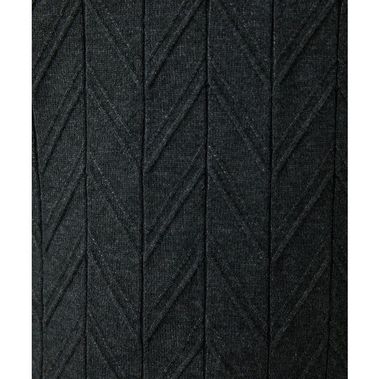 【洗える/リサイクル糸使用】ハーフジップニット / ミックスヘリンボン | MK MICHEL KLEIN homme | 詳細画像7 