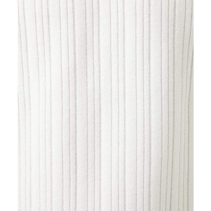 【クルーネック/洗濯機で洗える】ランダムタックストライプクルーネックニット | MK MICHEL KLEIN homme | 詳細画像12 