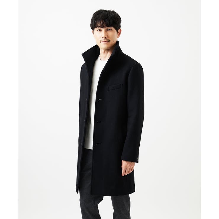 【クルーネック/洗濯機で洗える】ランダムタックストライプクルーネックニット | MK MICHEL KLEIN homme | 詳細画像16 