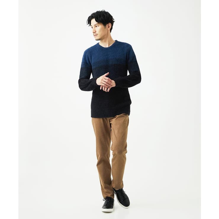 【洗える/ソフトタッチ】プルオーバーニット / フェザーヤーン | MK MICHEL KLEIN homme | 詳細画像3 