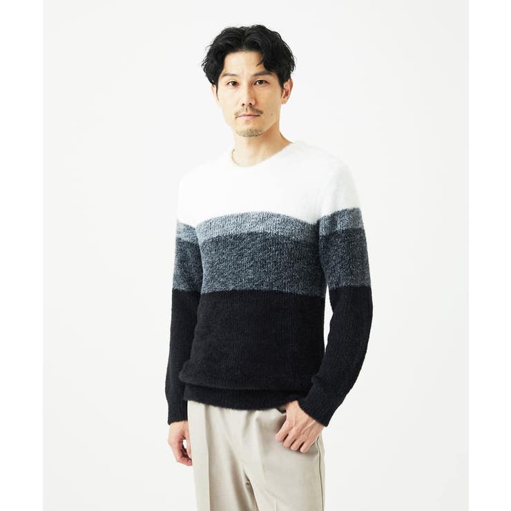 【洗える/ソフトタッチ】プルオーバーニット / フェザーヤーン | MK MICHEL KLEIN homme | 詳細画像7 