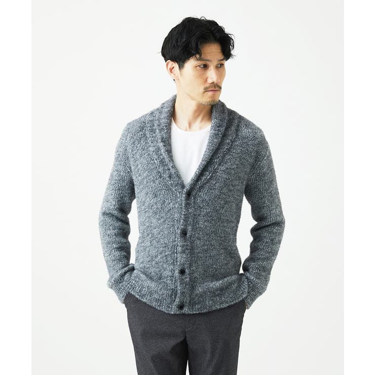 ショールカラーニット / フェザーヤーン | MK MICHEL KLEIN homme | 詳細画像5 