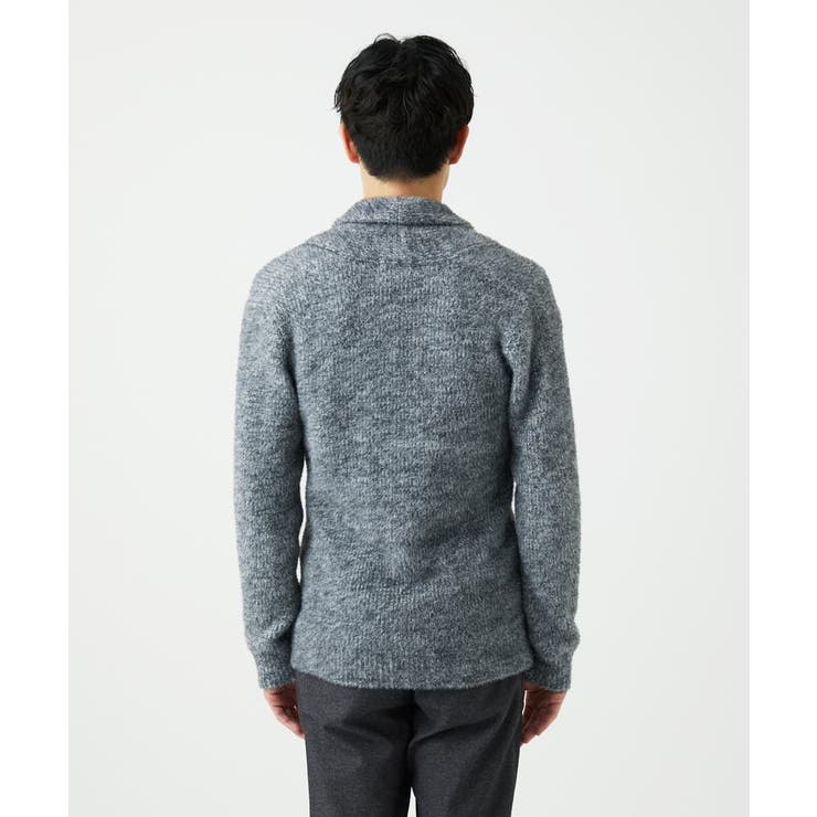 ショールカラーニット / フェザーヤーン | MK MICHEL KLEIN homme | 詳細画像7 