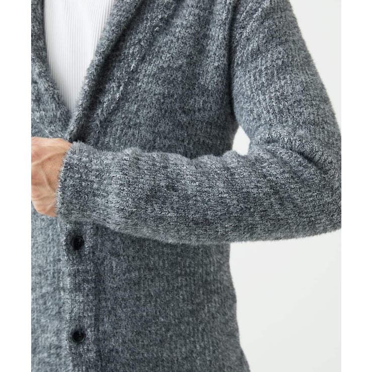 ショールカラーニット / フェザーヤーン | MK MICHEL KLEIN homme | 詳細画像9 