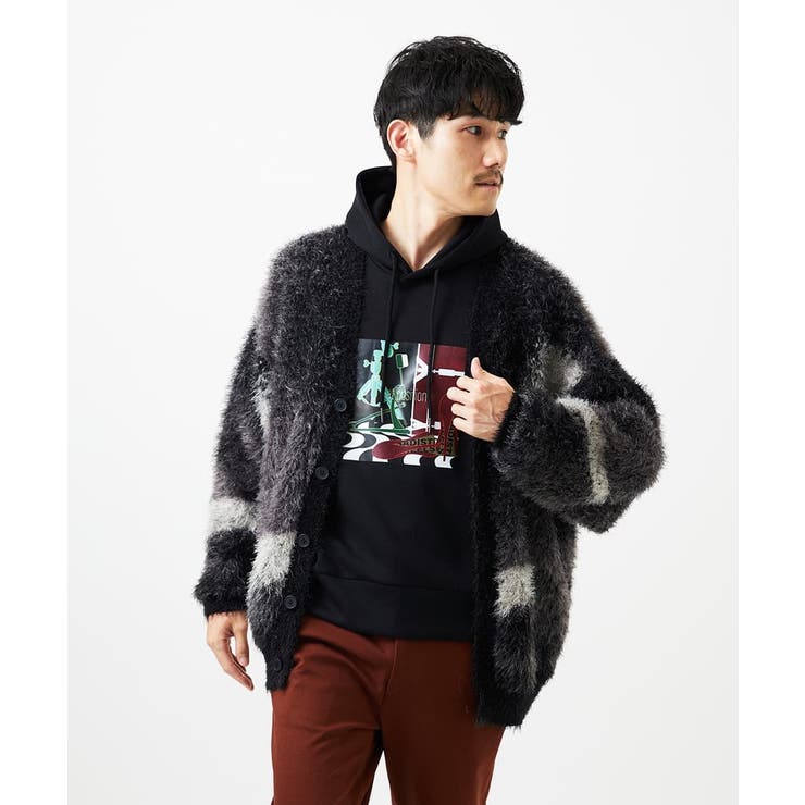 マーブルシャギーカーディガン | MK MICHEL KLEIN homme | 詳細画像5 