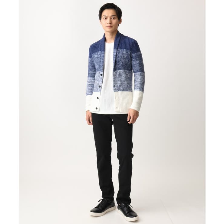 【洗える】ショールカラーカーディガン / フェザーモールヤーン | MK MICHEL KLEIN homme | 詳細画像17 