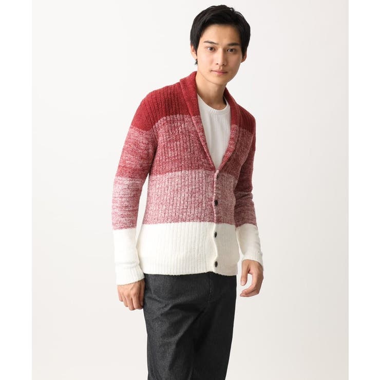 【洗える】ショールカラーカーディガン / フェザーモールヤーン | MK MICHEL KLEIN homme | 詳細画像20 