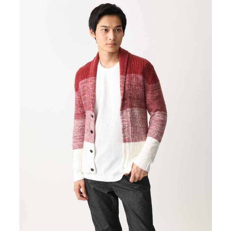 【洗える】ショールカラーカーディガン / フェザーモールヤーン | MK MICHEL KLEIN homme | 詳細画像22 