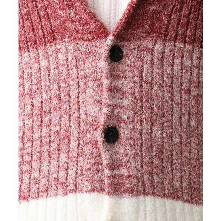 【洗える】ショールカラーカーディガン / フェザーモールヤーン | MK MICHEL KLEIN homme | 詳細画像24 