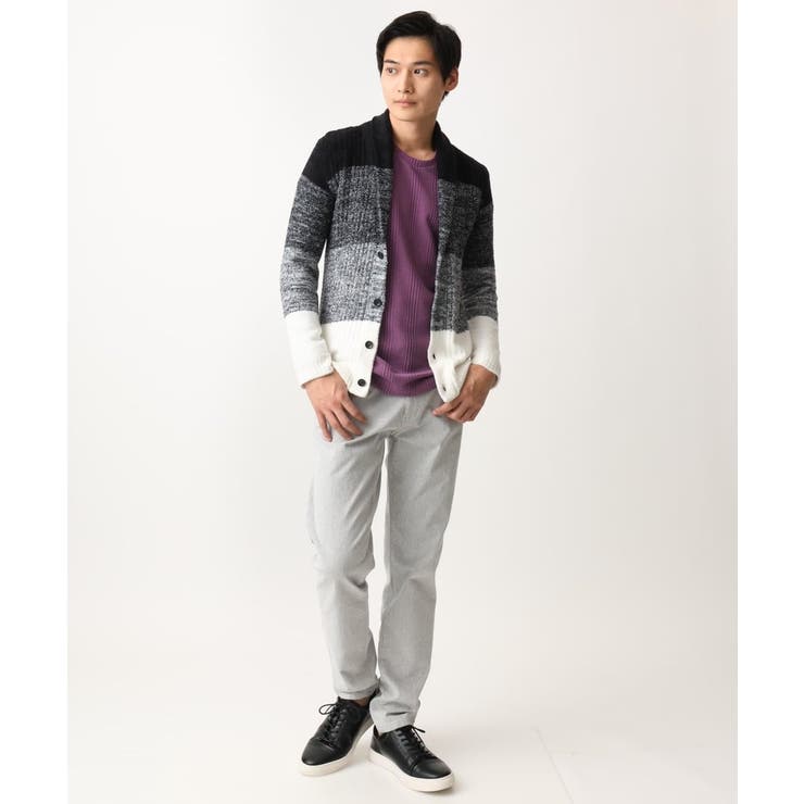 【洗える】ショールカラーカーディガン / フェザーモールヤーン | MK MICHEL KLEIN homme | 詳細画像29 