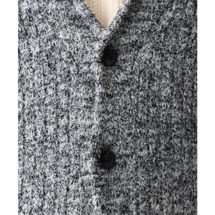 【洗える】ショールカラーカーディガン / フェザーモールヤーン | MK MICHEL KLEIN homme | 詳細画像34 