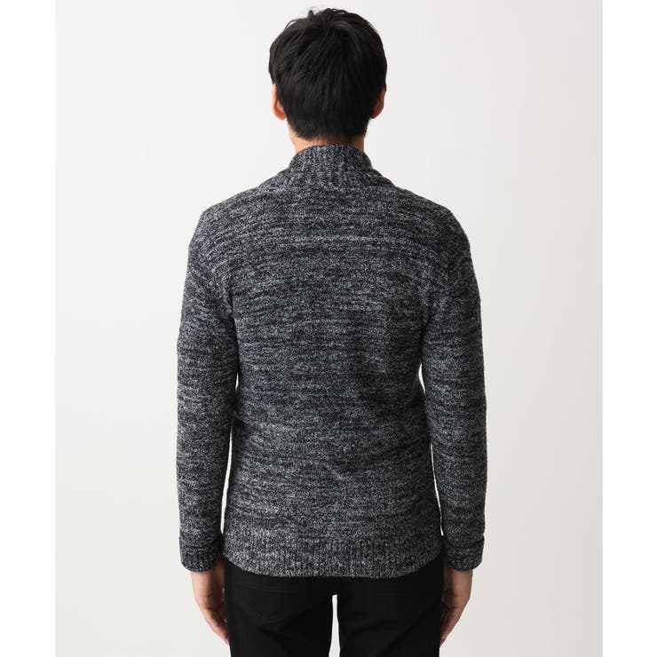 【洗える】ショールカラーカーディガン / フェザーモールヤーン | MK MICHEL KLEIN homme | 詳細画像5 