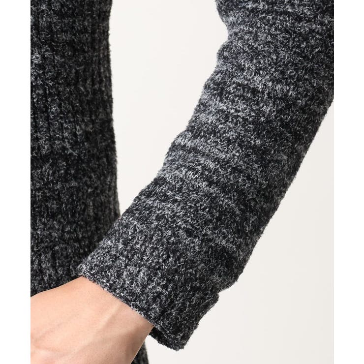 【洗える】ショールカラーカーディガン / フェザーモールヤーン | MK MICHEL KLEIN homme | 詳細画像7 