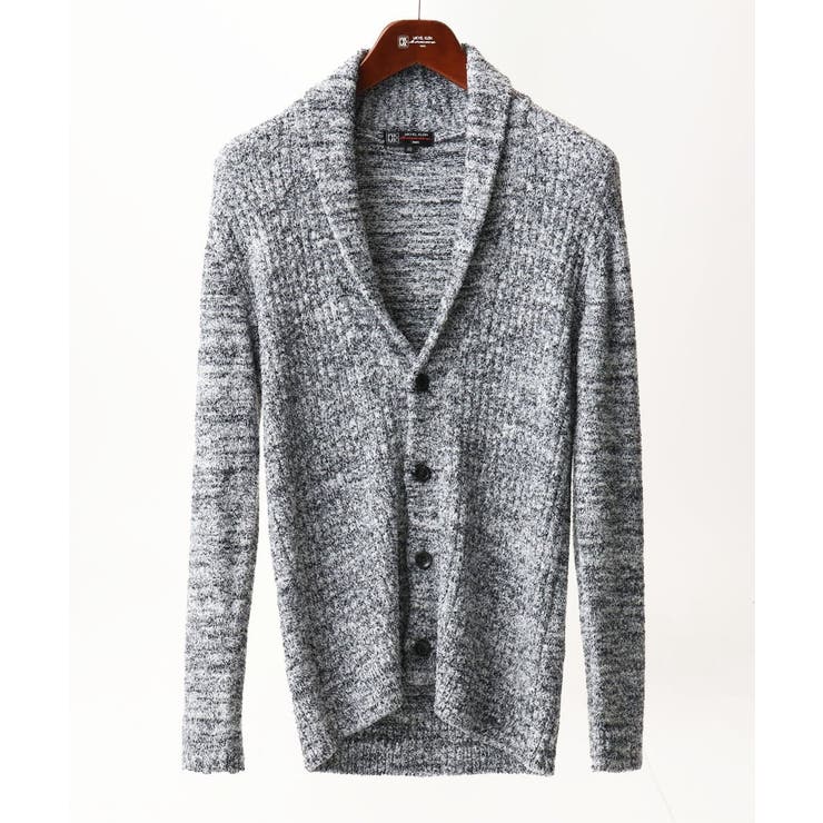 グレー | 【洗える】ショールカラーカーディガン / フェザーモールヤーン | MK MICHEL KLEIN homme