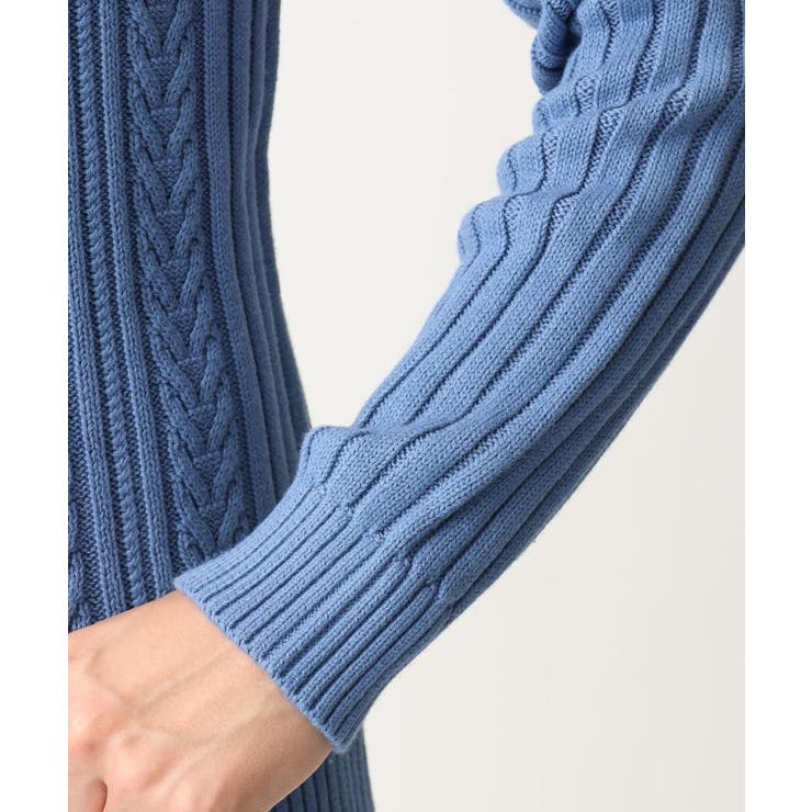 Vネックニット グラデーションケーブル | MK MICHEL KLEIN homme | 詳細画像5 