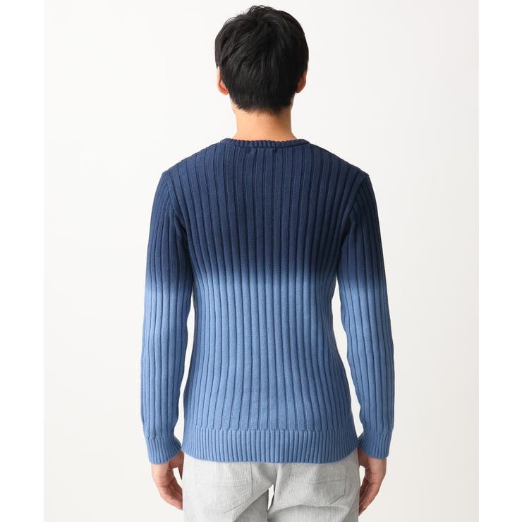 Vネックニット グラデーションケーブル | MK MICHEL KLEIN homme | 詳細画像9 