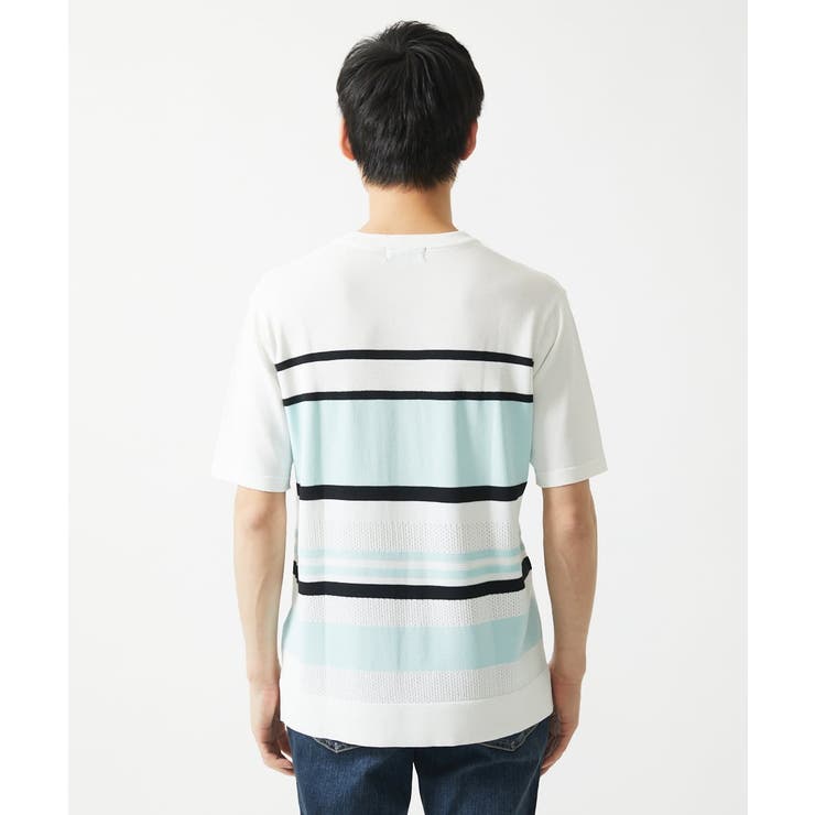 サマーニット / リネンタッチボーダー | MK MICHEL KLEIN homme | 詳細画像15 