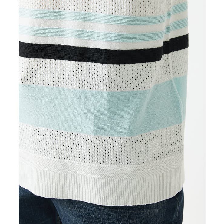 サマーニット / リネンタッチボーダー | MK MICHEL KLEIN homme | 詳細画像18 