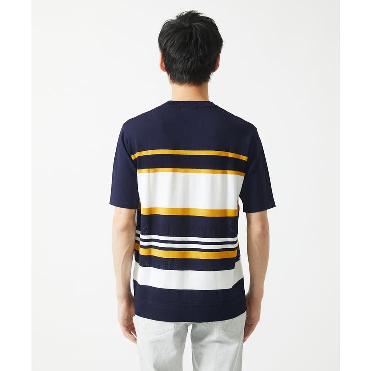 サマーニット / リネンタッチボーダー | MK MICHEL KLEIN homme | 詳細画像5 