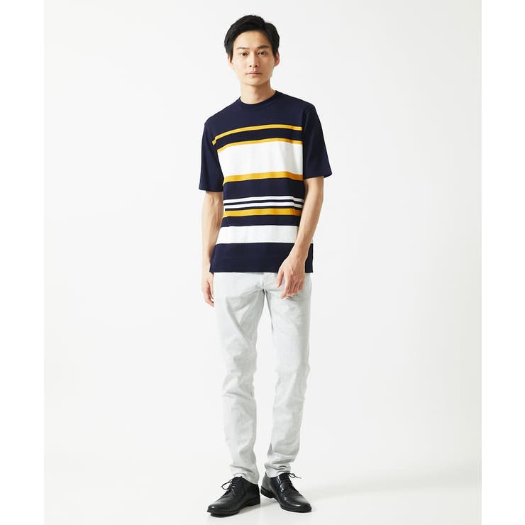 サマーニット / リネンタッチボーダー | MK MICHEL KLEIN homme | 詳細画像6 