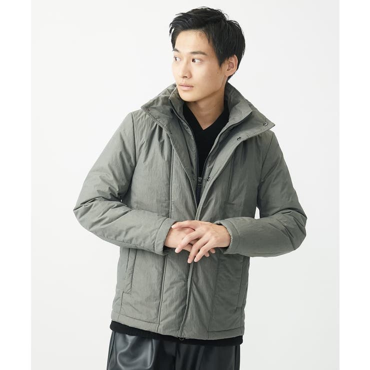 【限定展開】フェイクレイヤード中綿ブルゾン/ビンテージワッシャー | MK MICHEL KLEIN homme | 詳細画像12 