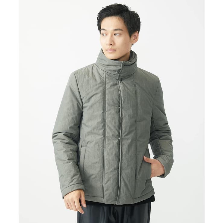 【限定展開】フェイクレイヤード中綿ブルゾン/ビンテージワッシャー | MK MICHEL KLEIN homme | 詳細画像2 