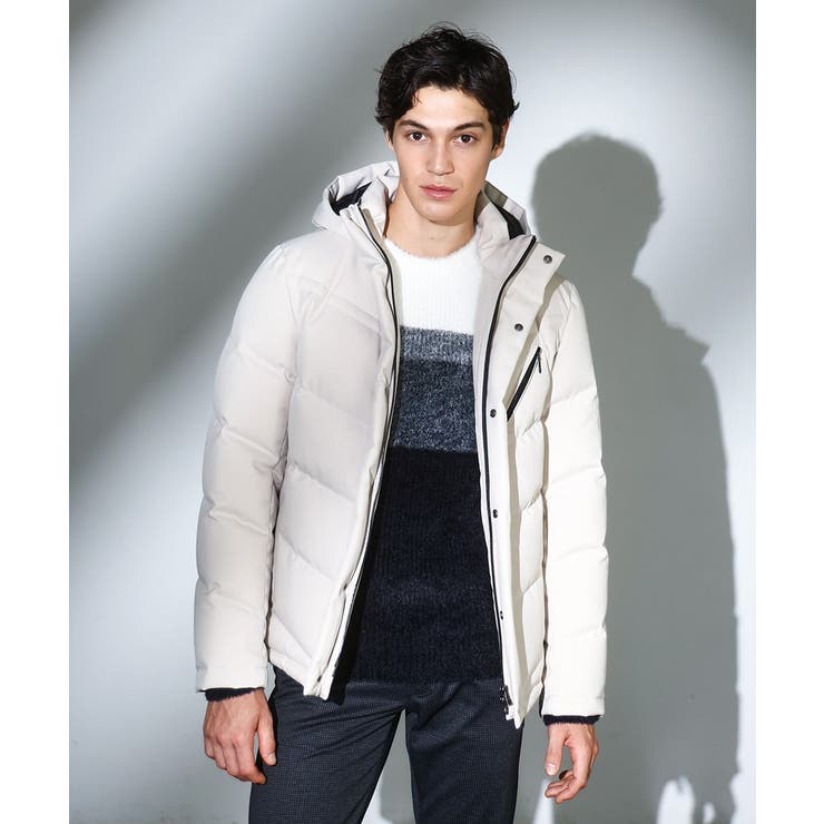 【撥水/防風/リサイクル素材】LANATEC ECO ツイルダウンブルゾン | MK MICHEL KLEIN homme | 詳細画像1 