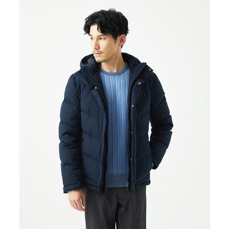 【撥水/防風/リサイクル素材】LANATEC ECO ツイルダウンブルゾン | MK MICHEL KLEIN homme | 詳細画像3 