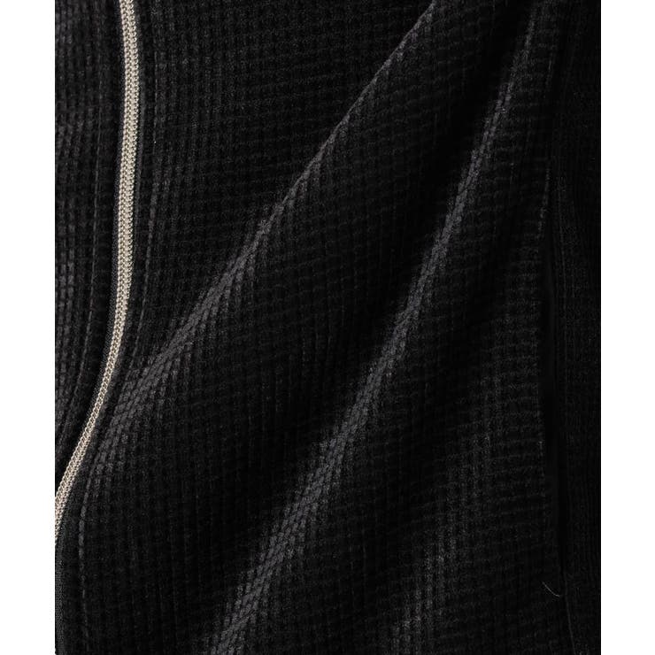 【洗える/ストレッチ】ワッフルベロア ジップパーカー | MK MICHEL KLEIN homme | 詳細画像15 