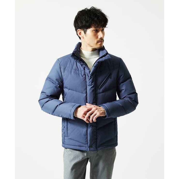 【撥水/リサイクル素材】ECOペットWRツイル ダウンブルゾン | MK MICHEL KLEIN homme | 詳細画像15 